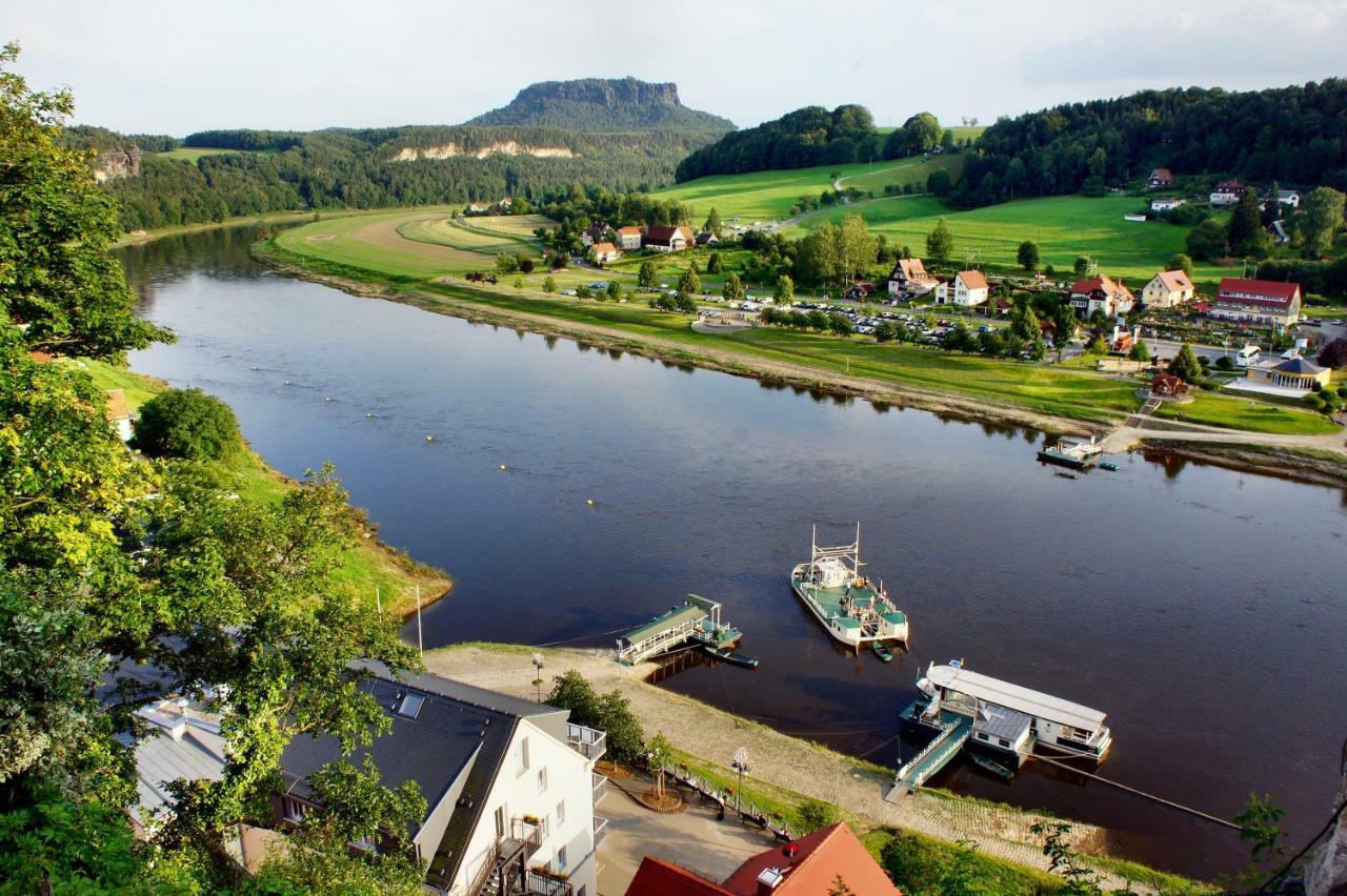 Ferienwohnungen Elbjuwel Rathen Exterior foto